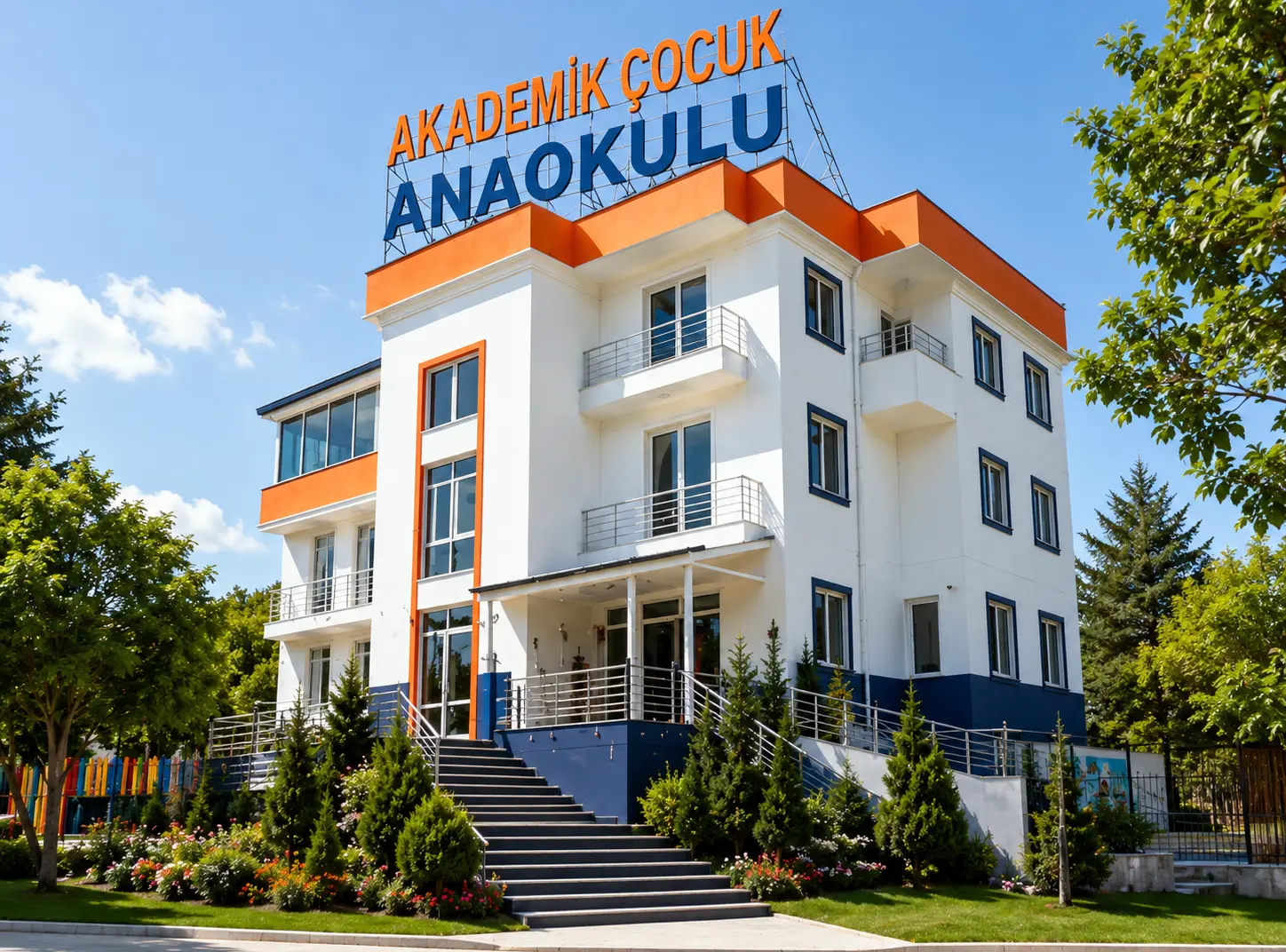 Akademik Çocuk Şehir Hastanesi Şubesi modern sınıf görünümü